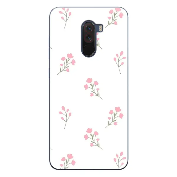 Чохол з принтом «Рожеві квіти» для Xiaomi POCO F1 Чохол з принтом «Рожеві квіти» для Xiaomi POCO F1