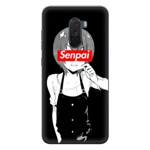 Чехлы Персонажи Аниме Наруто для Xiaomi POCO F1 (AlphaPrint) (Senpai)