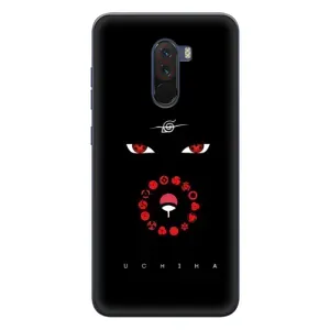 Чехлы на тему: Итачи Учиха для Xiaomi POCO F1 (AlphaPrint) (глаза Итачи)