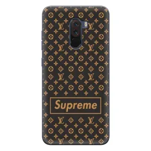 Чехол для Xiaomi POCO F1 с картинкой Supreme (AlphaPrint) (Supreme LV)