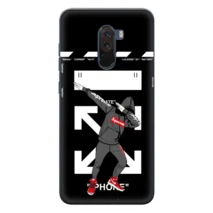 Чехол для Xiaomi POCO F1 с картинкой Supreme (AlphaPrint) (Суприм)