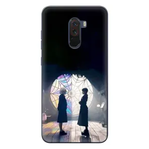 Чехлы Венсдей на Xiaomi POCO F1 Уэнсдей (AlphaPrint) (Уэнздей и Инид)