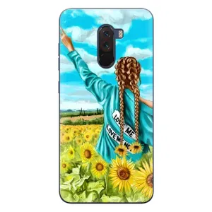 Чехол для Патриота Украины Xiaomi POCO F1 - (AlphaPrint) (Украиночка)