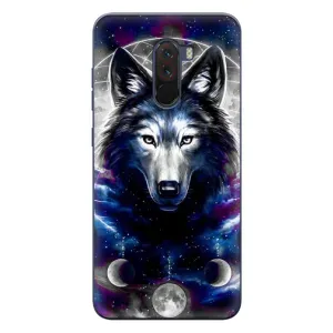 Защитные чехлы для Поко Ф1 (AlphaPrint) (ХИТ продаж) ВОЛК (Волк)
