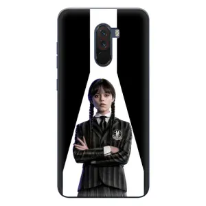 Чехлы Венсдей на Xiaomi POCO F1 Уэнсдей (AlphaPrint) (W-Wednesday)