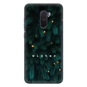 Новогодние, Праздничные Чехлы для Xiaomi POCO F1 - 2024 год (Winter)