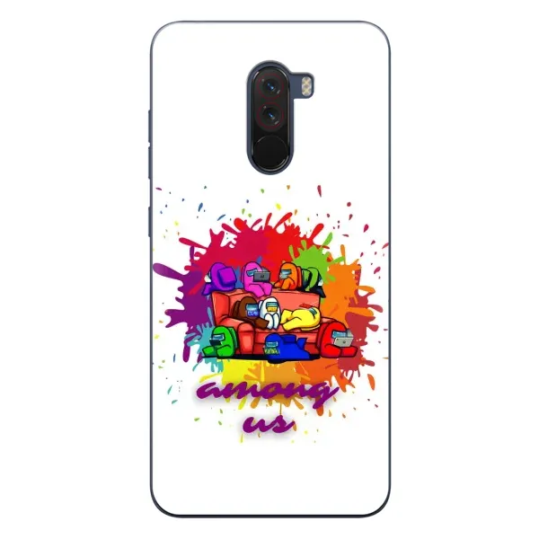 Чехол с принтом «Яркий АмонгАс» для Xiaomi POCO F1
