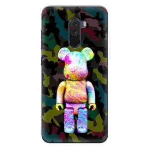 Чехлы для Xiaomi POCO F1 - Bearbrick Louis Vuitton (PREMIUMPrint) (Яркий Bearbrick)