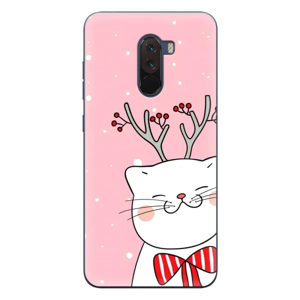 Чехол с принтом «Зимний кот» для Xiaomi POCO F1