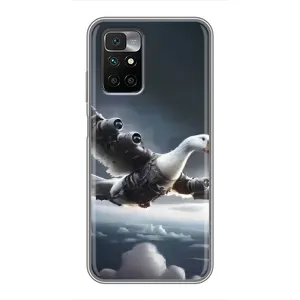 Чохол з мемом Тралалело тралала на Xiaomi Redmi 10 (Бомбардіні гусіні)