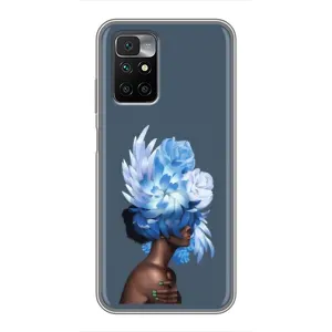 Чехлы (ART) Цветы на Xiaomi Redmi 10 (VPrint) (Цветы на голове)