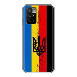 Украинские Чехлы для Xiaomi Redmi 10 с картинкой УПА (AlphaPrint) (Флаг УПА)