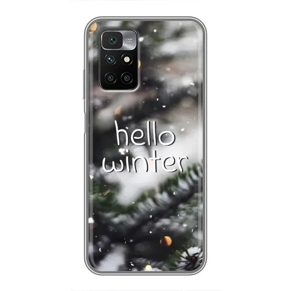 Чехол с принтом «Hello winter» для Xiaomi Redmi 10