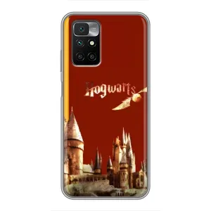 Чехлы с Гарри Поттером для Xiaomi Redmi 10 (AlphaPrint) (Hogwarts)