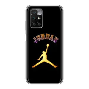 Чехлы для Xiaomi Redmi 10 - с картинкой JORDAN (AlphaPrint) (Jordan Gold)