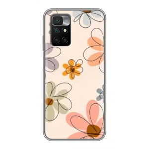 Чохол з квітковим принтом на Xiaomi Redmi 10: ксіаомі редмі 10 (Кольорові квіти)