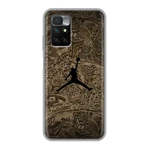 Чехлы для Xiaomi Redmi 10 - с картинкой JORDAN (AlphaPrint) (Logo Jordan)