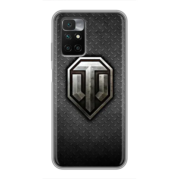 Чехол с принтом «Лого Tanks» для Xiaomi Redmi 10 Чехол с принтом «Лого Tanks» для Xiaomi Redmi 10