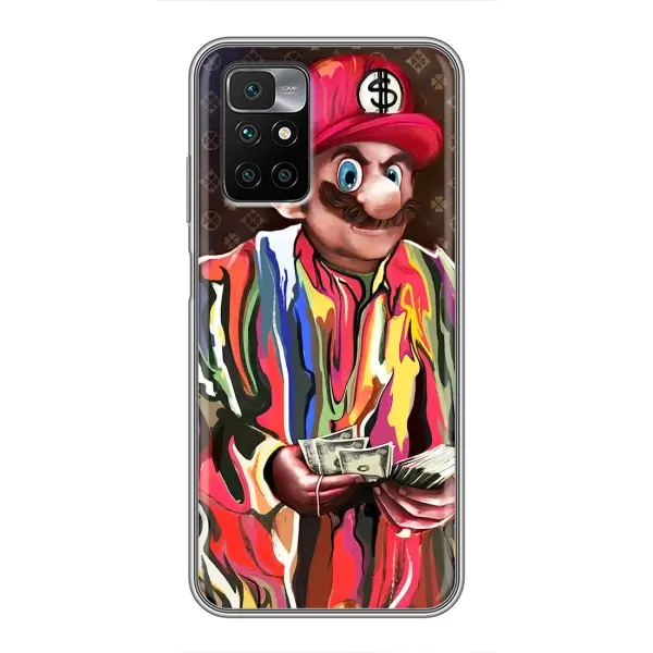 Чохол з принтом «Mario LV» для Xiaomi Redmi 10