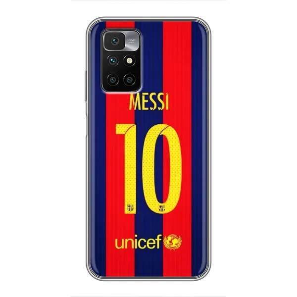 Чехол с принтом «Messi Barca 10» для Xiaomi Redmi 10