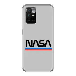 Чехол NASA для Xiaomi Redmi 10 (AlphaPrint) (NASA)
