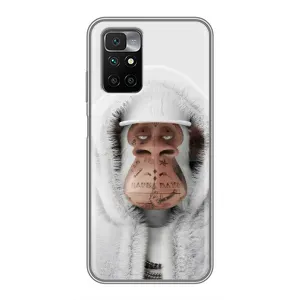 Чехлы с Обезьянами NFT для Xiaomi Redmi 10 (AlphaPrint) (обезьяна NFT в тату)
