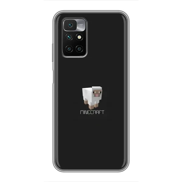 Чехол с принтом «Овечка Майнкрафт» для Xiaomi Redmi 10