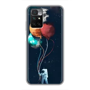 Космические Чехлы для Редми 10 (VPrint) (Планеты шарики)