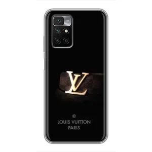 Чехлы Луи Витон для Xiaomi Redmi 10 (AlphaPrint - LOUIS VUITTON) (ремешок LV)