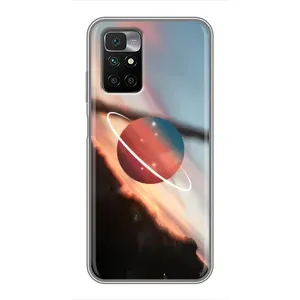 Космические Чехлы для Редми 10 (VPrint) (Сатурн)