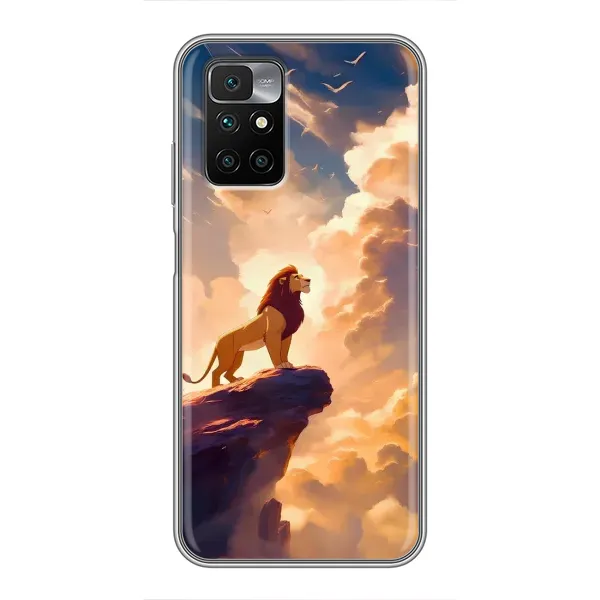 Чохол з принтом «Сімба на скелі» для Xiaomi Redmi 10 Чохол з принтом «Сімба на скелі» для Xiaomi Redmi 10