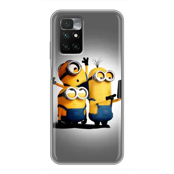 Чехол с принтом «Три миньона» для Xiaomi Redmi 10 Чехол с принтом «Три миньона» для Xiaomi Redmi 10
