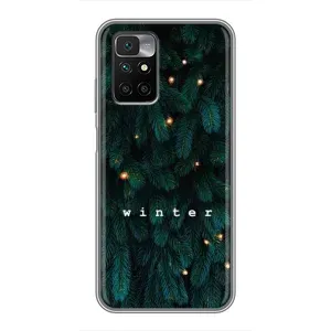 Новогодние, Праздничные Чехлы для Xiaomi Redmi 10 - 2024 год (Winter)