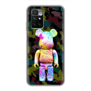 Чехлы для Xiaomi Redmi 10 - Bearbrick Louis Vuitton (PREMIUMPrint) (Яркий Bearbrick)