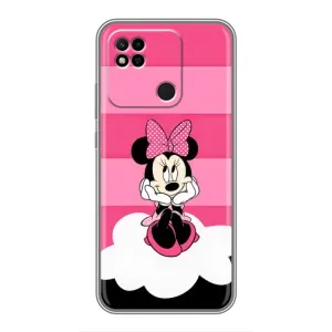 Эксклюзивный чехол для Xiaomi Redmi 10A (AlphaPrint - Мультяшные) (Девочка Maus)