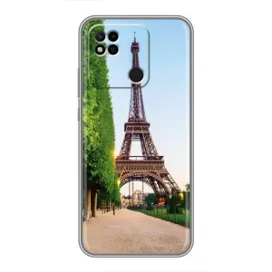 Чохол Ейфелева Вежа Xiaomi Redmi 10A - (AlphaPrint) (Дорога до Парижу)