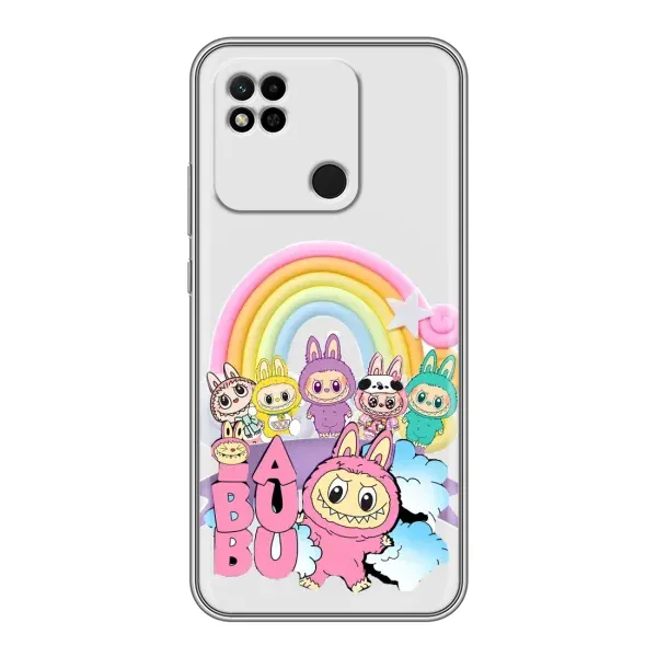 Чохол з принтом «Фон Лабубу» для Xiaomi Redmi 10A