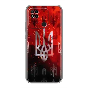 Украинские Чехлы для Xiaomi Redmi 10A с картинкой УПА (AlphaPrint) (ГЕРБ УПА)