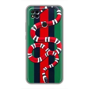 Чохли  GUCCI для Ксяомі Редмі 10А (AlphaPrint) (Gucci змія)