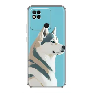 Чохол з Хаскі Xiaomi Redmi 10A - (AlphaPrint) (Хаскі арт)