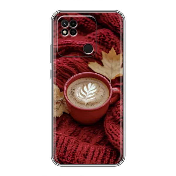 Чехол с принтом «Кофе на пледе» для Xiaomi Redmi 10A Чехол с принтом «Кофе на пледе» для Xiaomi Redmi 10A
