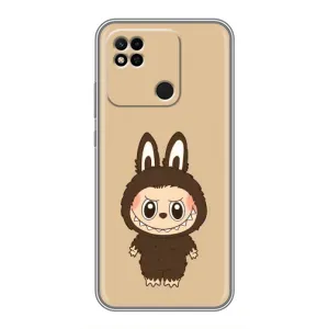 Чохол з Лабубу на Xiaomi Redmi 10A (Bored Ape в червоному)