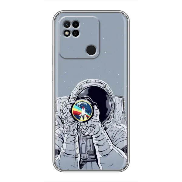 Чехол с принтом «Космонавт фото» для Xiaomi Redmi 10A Чехол с принтом «Космонавт фото» для Xiaomi Redmi 10A