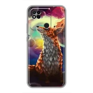 Чохли з картинкою Лисичка для Xiaomi Redmi 10A (VPrint) (Лисичка в космосі)