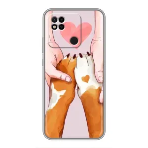 Чехлы с собаками для Xiaomi Redmi 10A (VPrint) (Любовь к собакам)