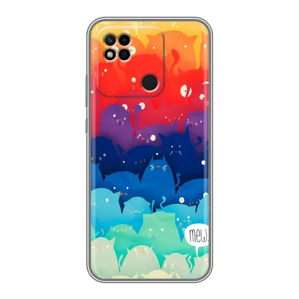 Чехол с принтом «Mew» для Xiaomi Redmi 10A