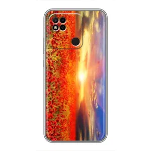 Чохол з картинкою (Стильні) Ксяомі Редмі 10А - (AlphaPrint) (Поле тюльпанів)