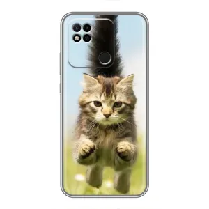 Чехлы с Котиками для Xiaomi Redmi 10A (VPrint) (Прыжок кота)
