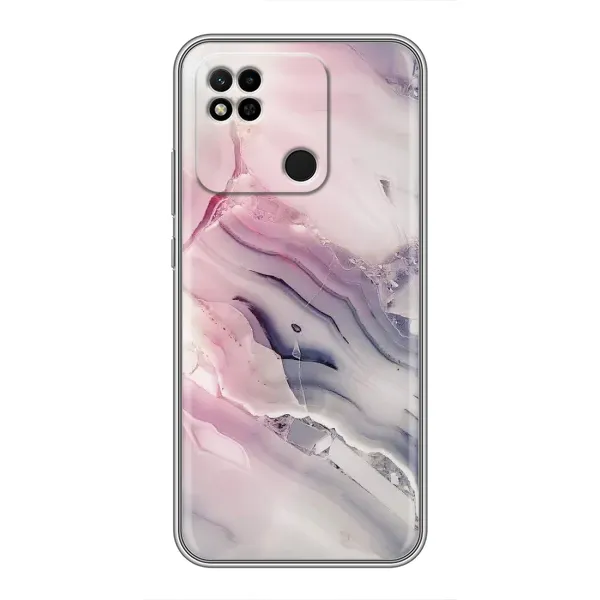 Чехол с принтом «Пурпурный Мрамор» для Xiaomi Redmi 10A