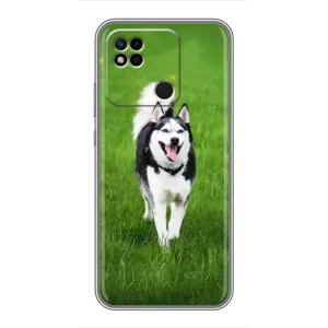 Чохол з Хаскі Xiaomi Redmi 10A - (AlphaPrint) (Радісний Хаскі)